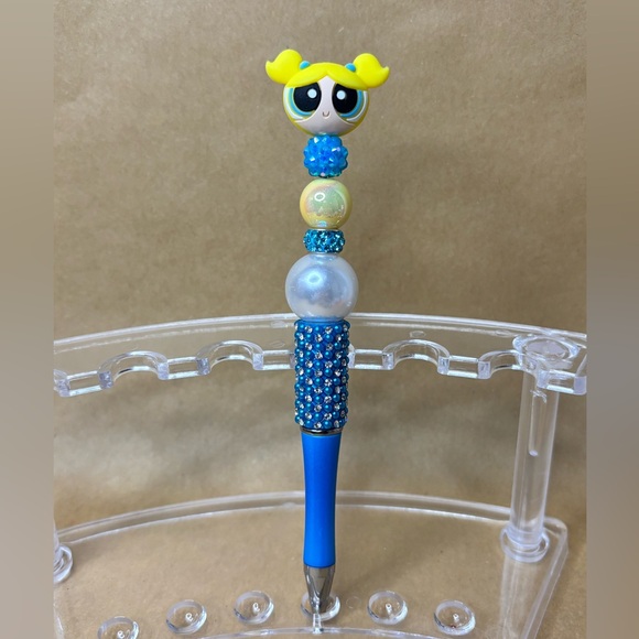 Other - Blue and Yellow Kids Beaded Pen STOCKING STUFFERS